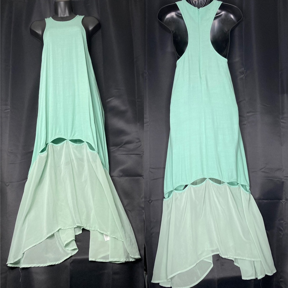 TOBI mint green long flowing maxi dress